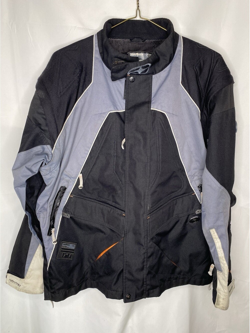 No Fear Adventure Cult Black/Gray Motorcycle Jacket Size XL